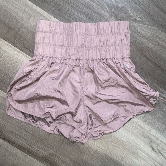 FP Movement By Free People The Way Home Shorts, 2" Mauve High Rise, Size Medium - Picture 2 of 14
